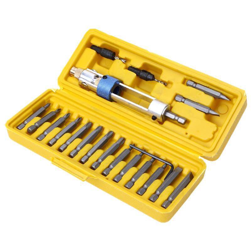 20Pcs Swap Drill Bit Drill Driver Swivel for Head Quick-Change Driving Repair Tools Set Multi Screwdriver Sets