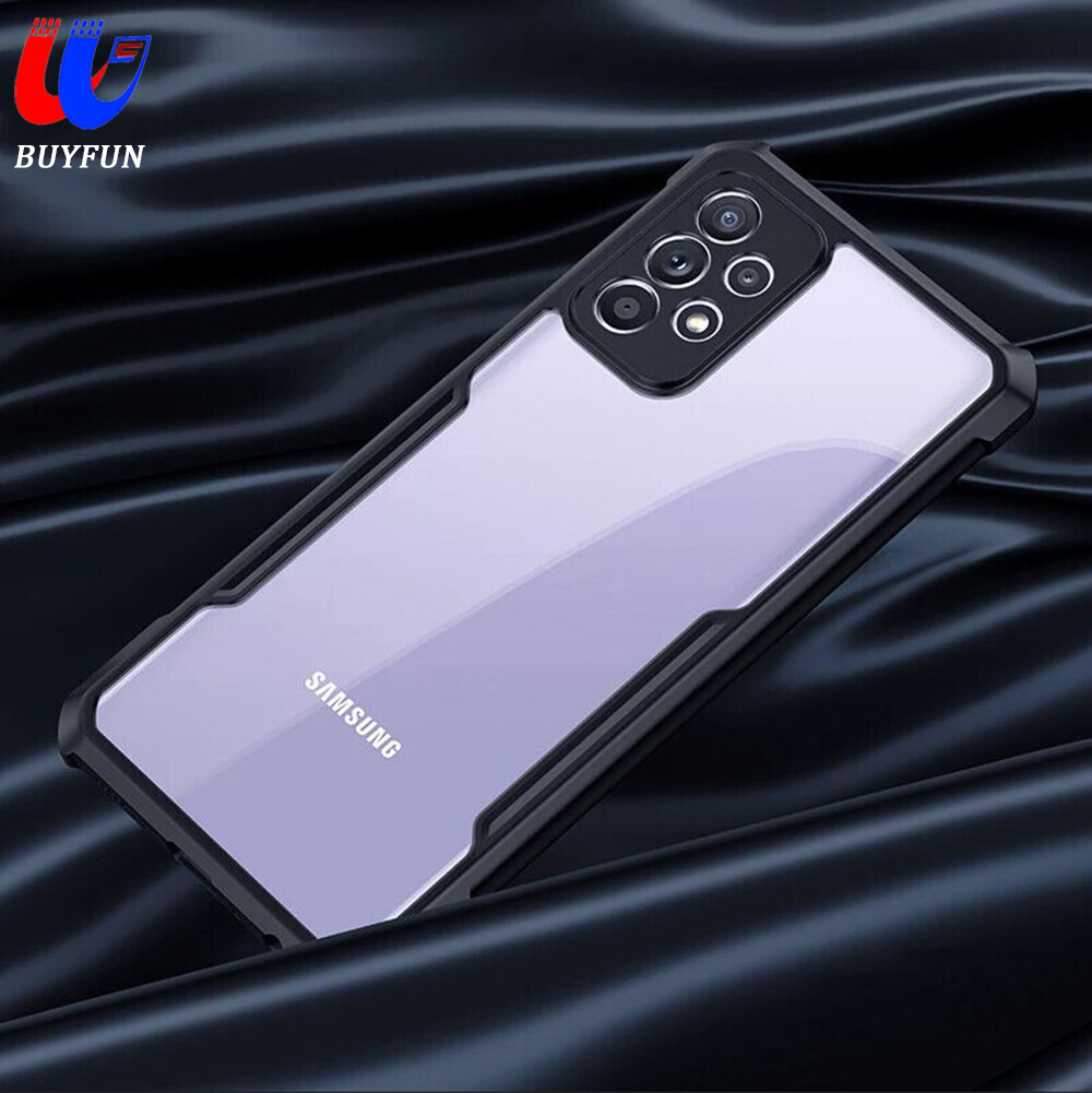 For Samsung Galaxy A72 A52 A52s A32 5G Case Clear Shockproof TPU Acrylic Phone Cover For Samsung Galaxy A73 A72 A53 A52 A33 A32 A23 A13 M23 Transparent Cover Shockproof case For Samsung a53 a73 a33 a23 a13