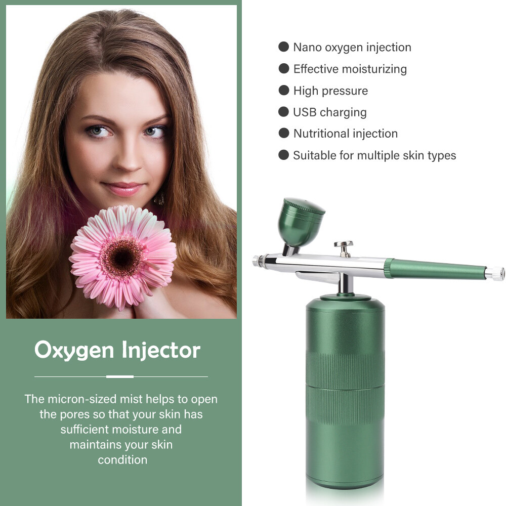 Multi-Purpose Cordless Mini Airbrush Set Spray Pump Air Compressor Portable Water Oxygen Injector Set Art Painting Spray Model