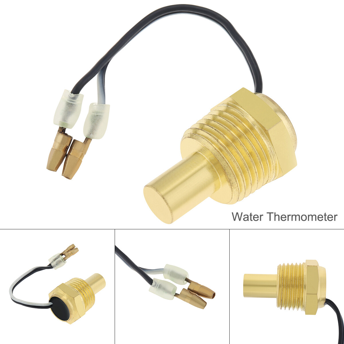 12v/24v water temp sensor universal car temperature sensor 50k head plug for 21mm car truck gauge