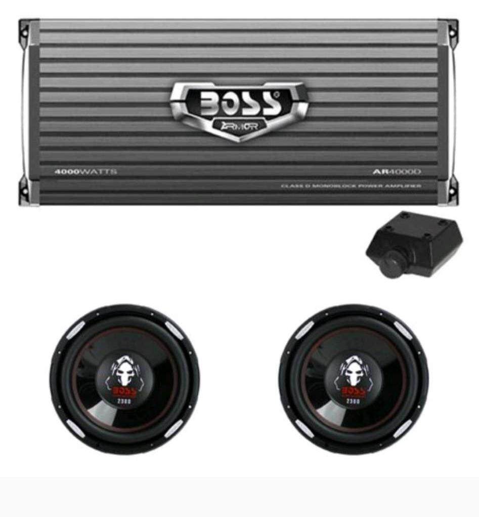 Boss Bx55 2 3 Way Car Audio Electronic Crossover Bass W Remote Control