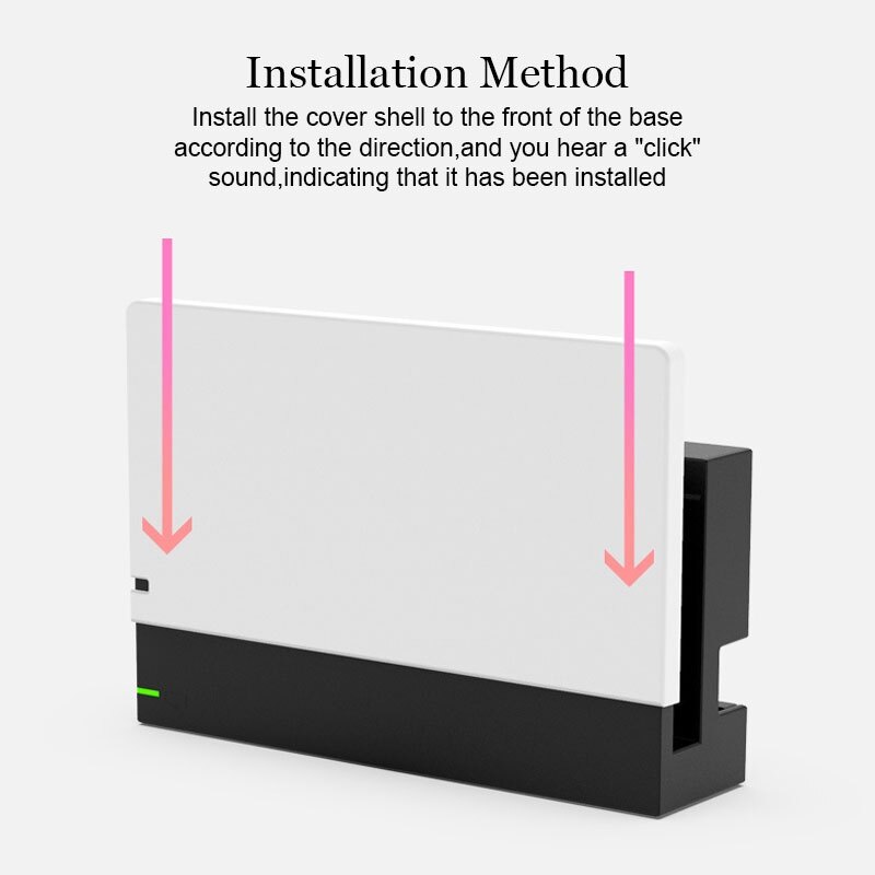 Color Faceplate Protective Cover For Nintendo Switch Charging Dock Station Decorative Replacement Front Plate Case Accessories