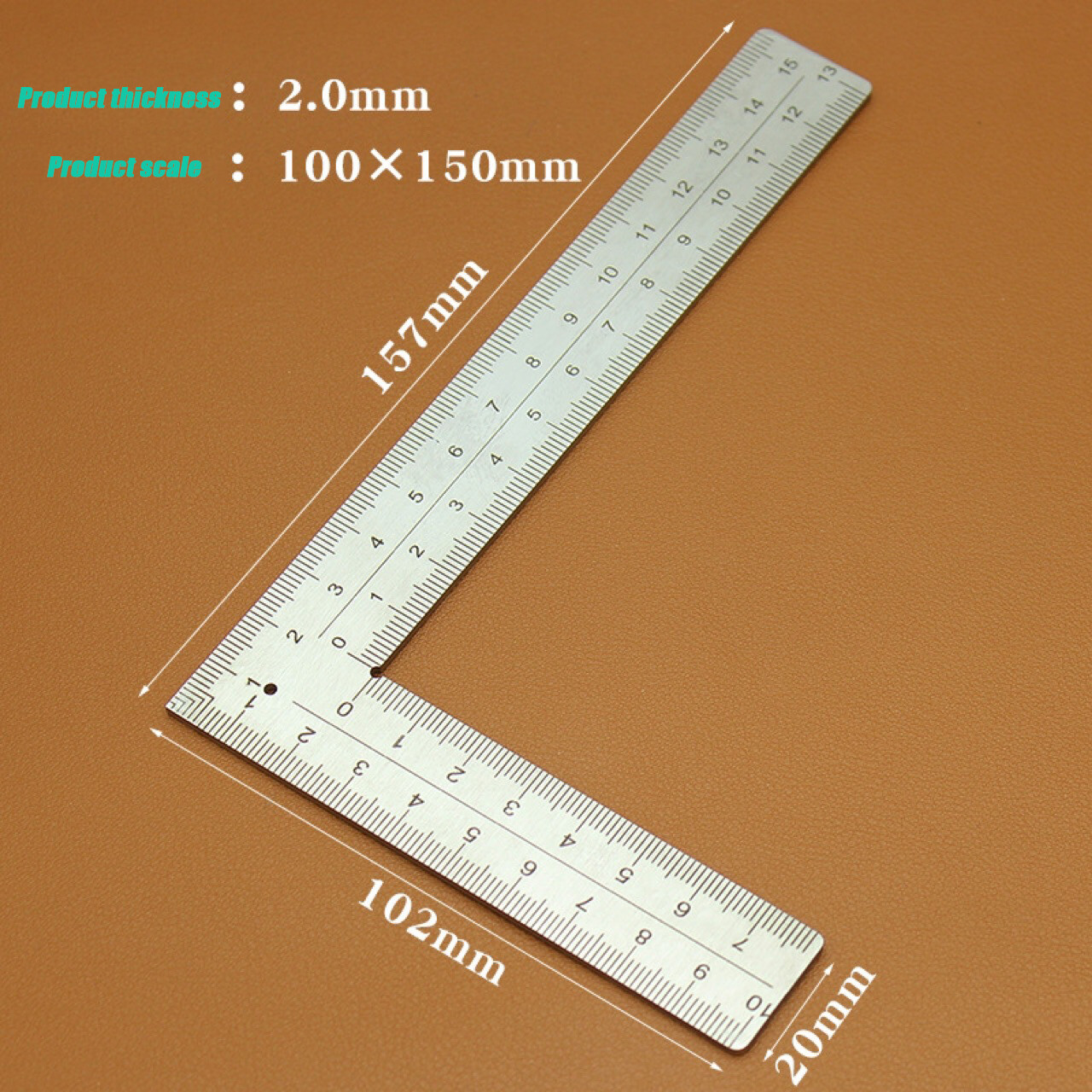 Carpenter Square Framing Square Square Tool Speed Square Multi-function Thickened Corner Ruler L-shaped Steel Ruler