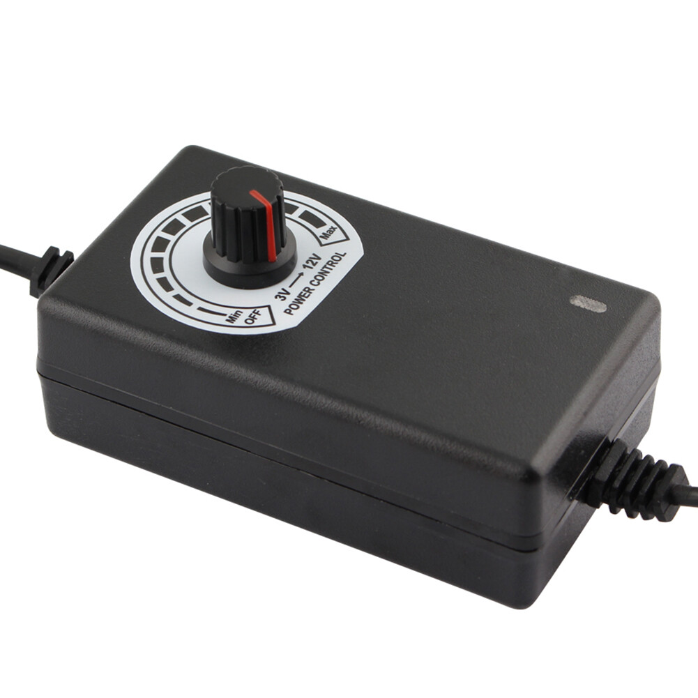 Bộ chuyển đổi nguồn 2A có điện áp 3V-12V và công suất 24W tích hợp phích cắm US/EU - intl