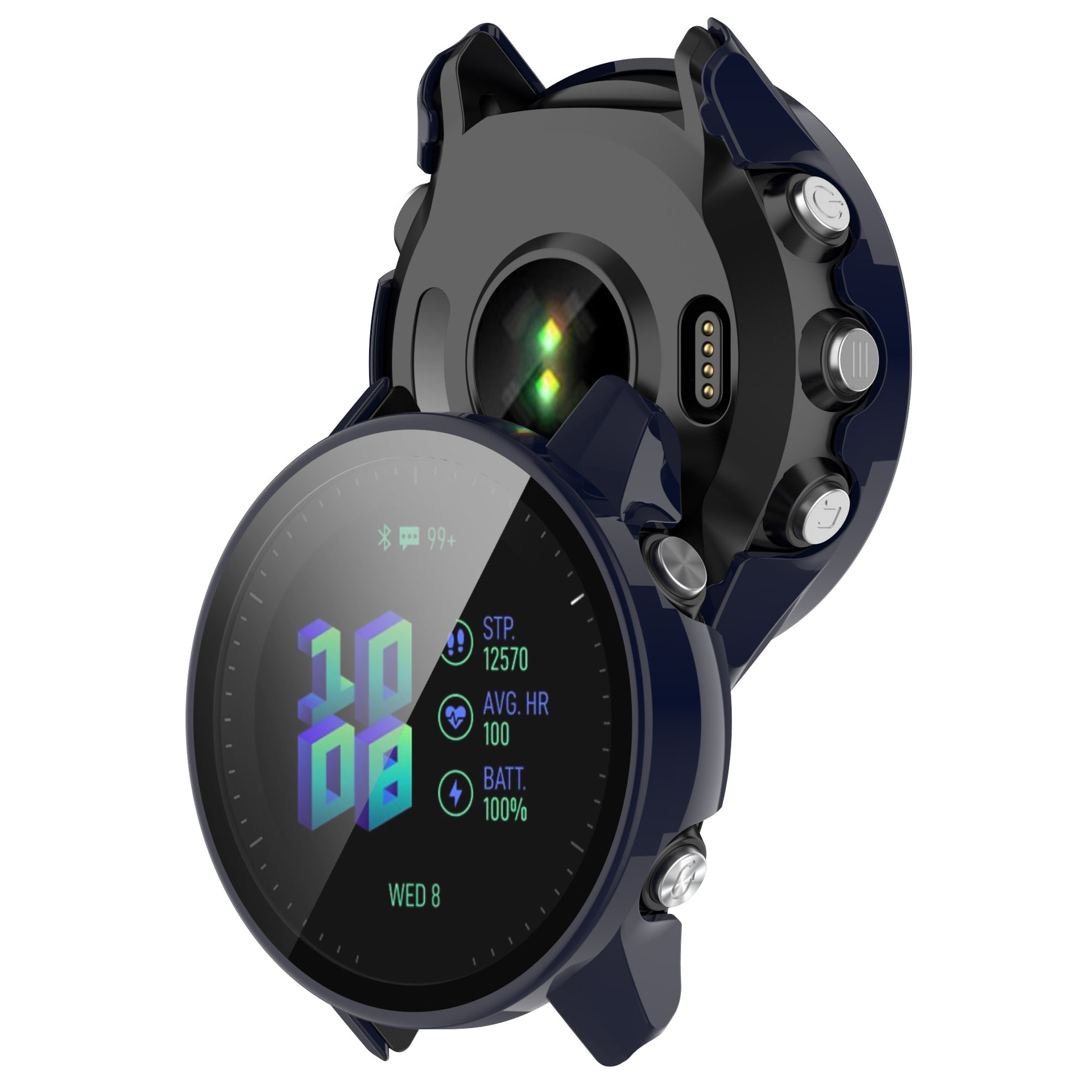 Zenia Vỏ Ốp Bảo Vệ Thay Thế Thân Thiện Với Da Máy Tính Đầy Màu Sắc Cho Garmin Forerunner 955 Solar Forerunner955 Phụ Kiện Đồng Hồ Thông Minh Thể Thao