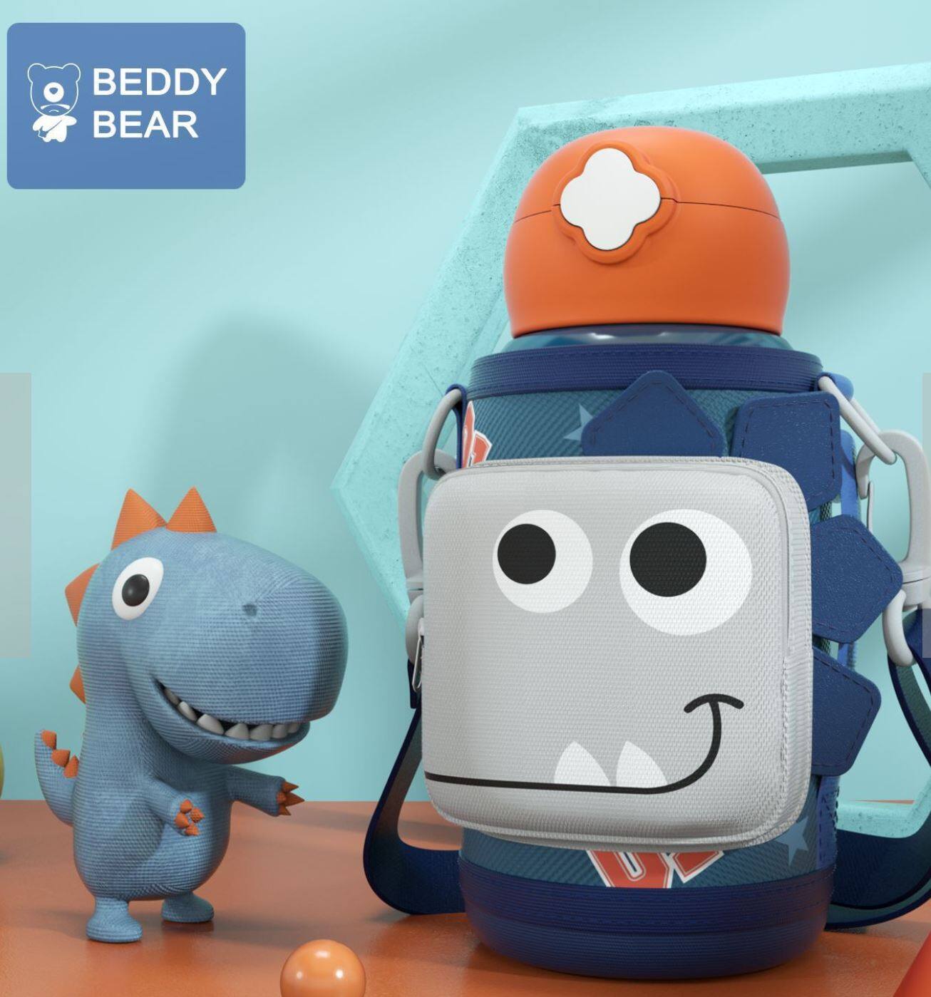 Beddy Bear Genuine Kids Thermo Bottle Cup Set (580ml) MUM LOVES