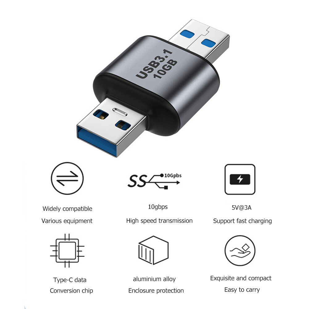 USB 3.1 Với USB 3.1/Loại C Adapter USB3.1 Gen2 Sạc Chuyển Dữ Liệu Qua 10Gbps