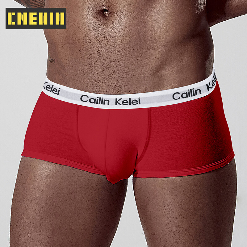 CMENIN Brand 1Pcs Modal Fashion Men underwear Boxers Quick Dry LOGO Mens Boxer Trunks Hot Sale CK1506