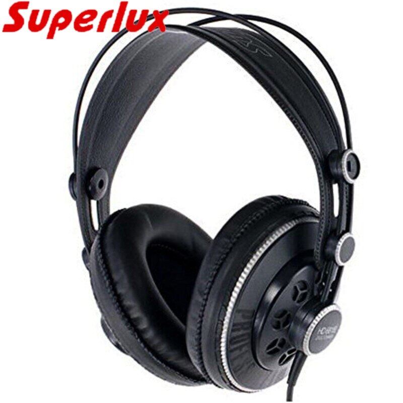 Professional Studio Headphone Superlux HD681B Semi-Open Dynamic Stereo Monitoring Headset DJ Hifi Noise Cancelling Earphone