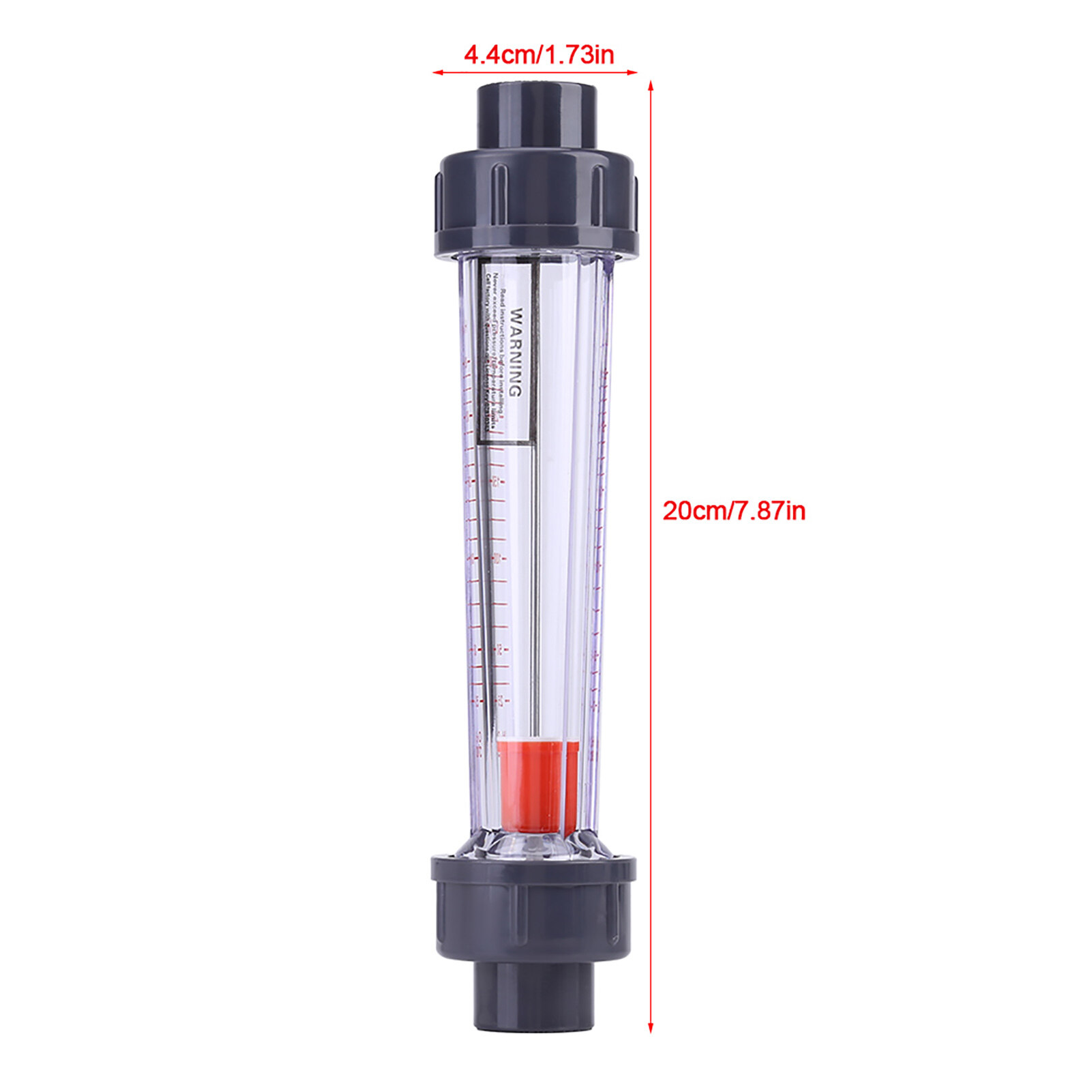 25-250L/H Water Meter Instantaneous Water Flowmeter Plastic Tube Type Flowmeter