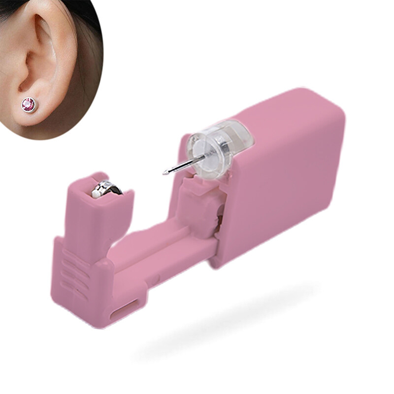 1Set Disposable Sterile Ear Piercing Unit Cartilage Tragus Helix Piercing  No Pain Piercer Tool Machine Kit Stud
