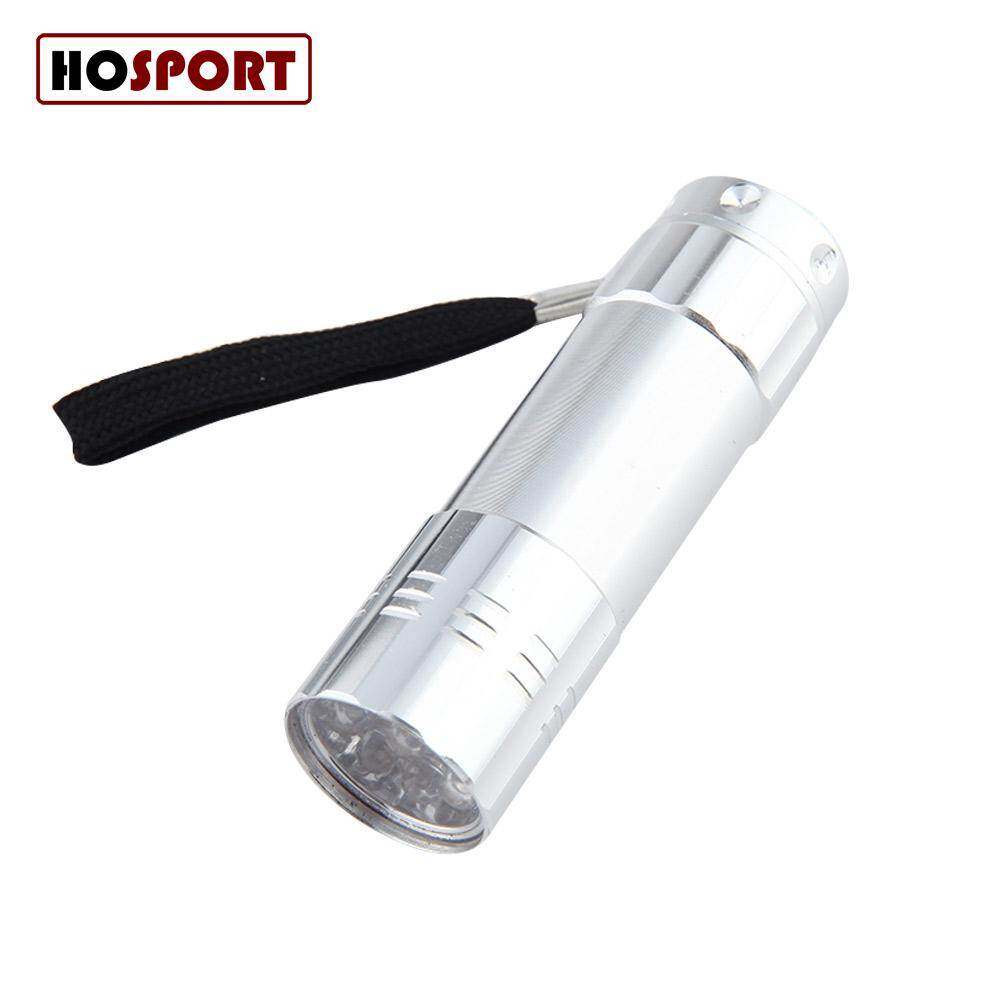 [HOSPORT] Đèn Pin 9 LED Tia Cực Tím 395nm Đèn UV Phát Hiện Tiền Cầm Tay Chống Nước, Đèn Pin Mini