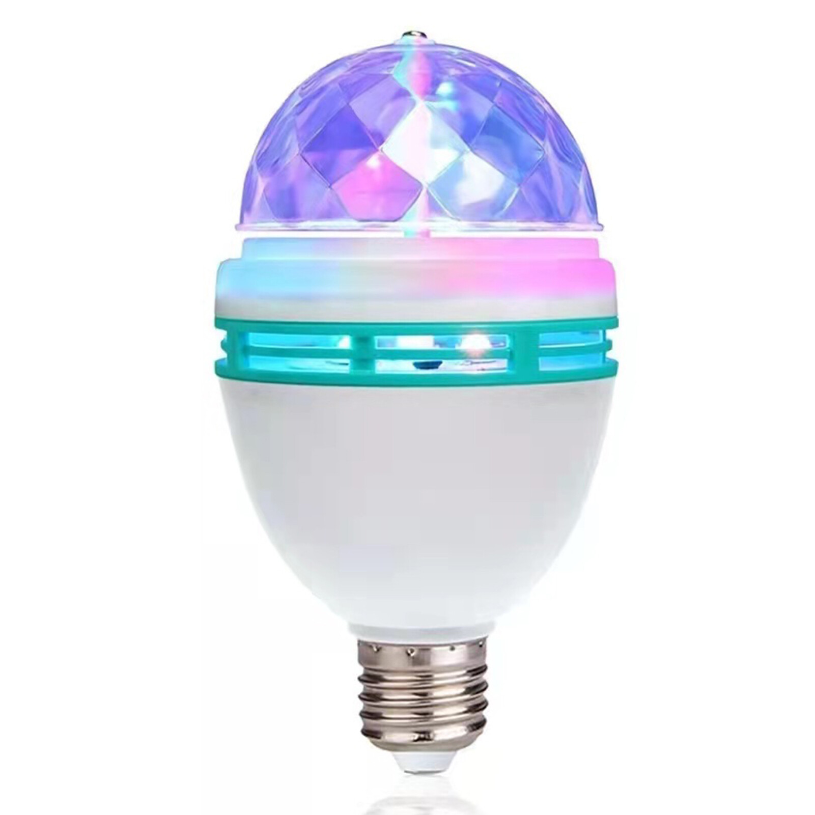 Led xoay bóng đèn đầy màu sắc e27 ánh sáng bóng đèn 3w tiết kiệm năng lượng ktv ánh sáng bóng đèn cho hộ gia đình sân khấu