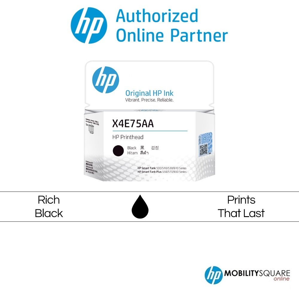 HP X4E75A Black Inktank Printhead | Lazada