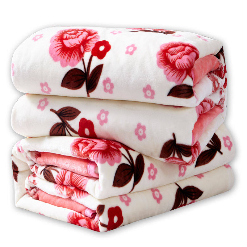 Chăn Vải Flanen Chăn Nhung Lông Mềm Ấm Điều Hòa Không Khí Chăn Cỡ Queen King