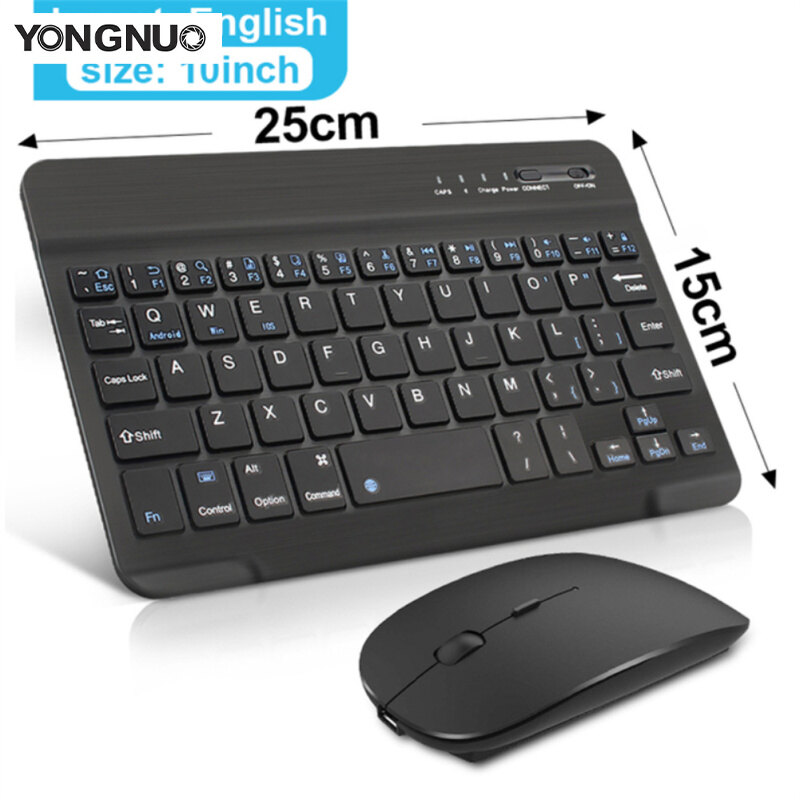 Bộ Chuột Bàn Phím Mini Không Dây Tương Thích Bluetooth Có Thể Sạc Lại Tương Thích Cho Android Ios Windows