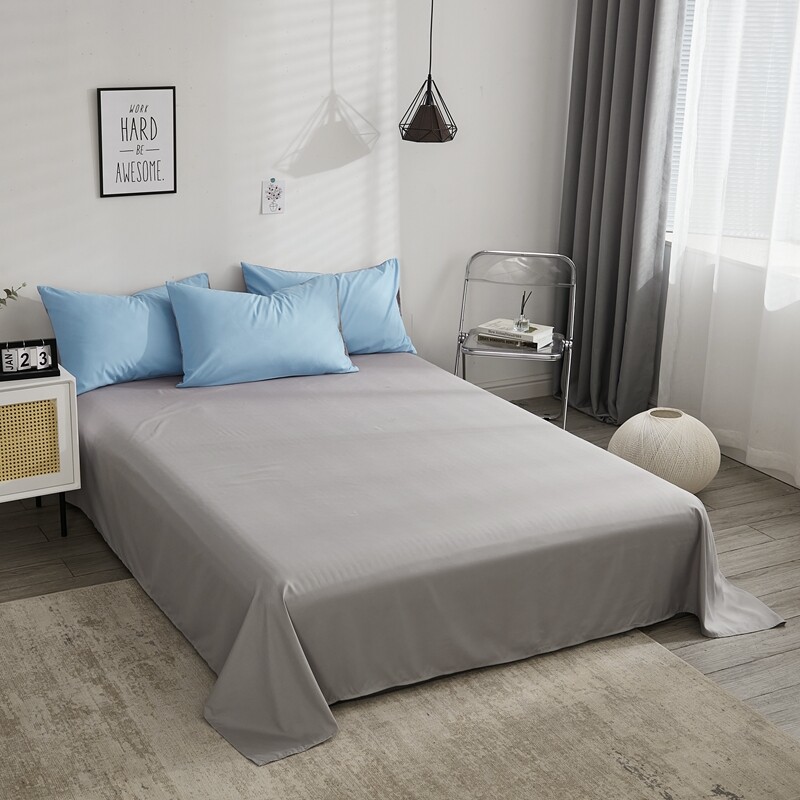 1 Chiếc Ga Trải Giường Ga Trải Giường Cỡ Đôi/Queen/King Ga Trải Giường Phẳng Màu Trơn Cho Người Lớn Bộ Ga Trải Giường Hoặc 2 Chiếc Vỏ Gối