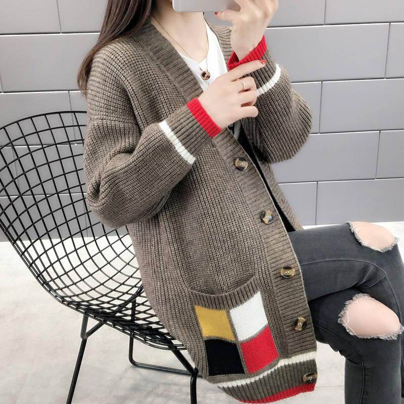 Sweater Cardigan  Spring Korean Knit Jacket Women's Autumn Outer Cardigan