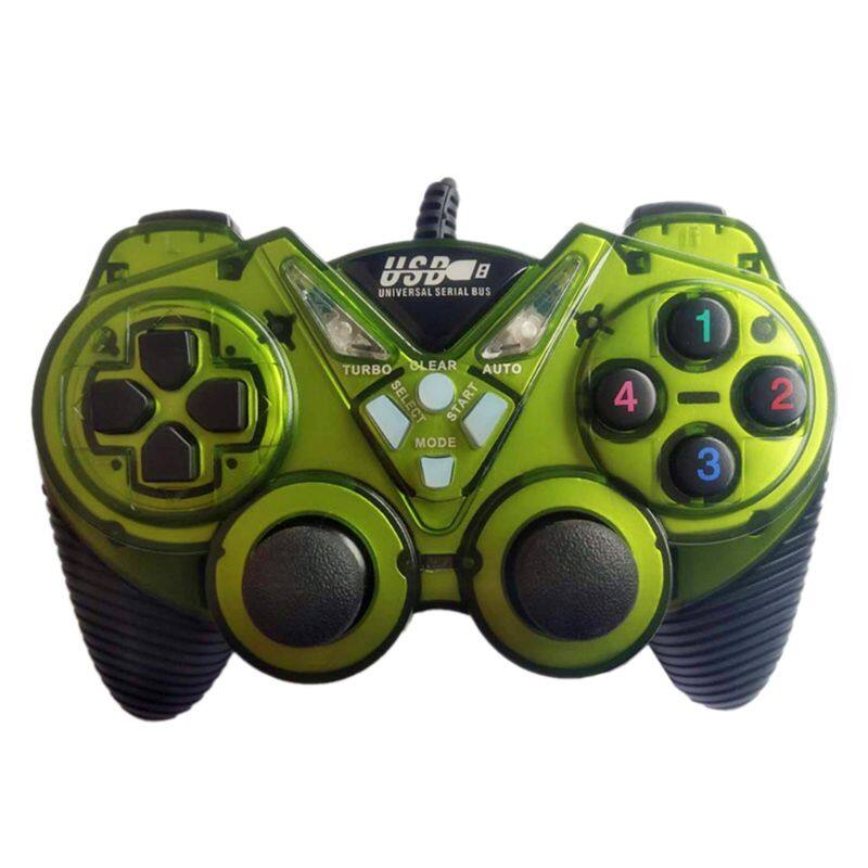 Wired USB Game Controller for PC Computer Laptop Vibration Joystick Gamepads for WinXP/Win7/Win8/Win10