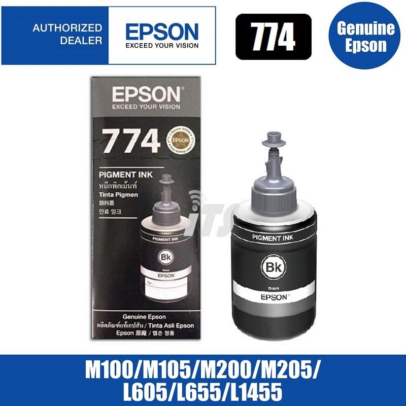 Epson 774 Black Pigment Ink Bottle 