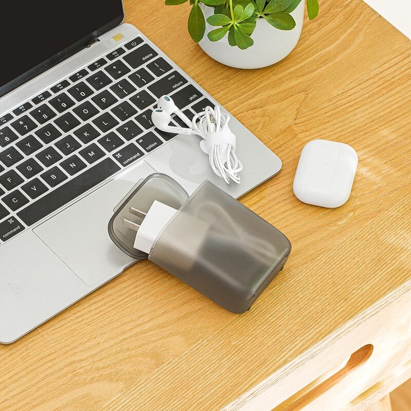 Hộp Đựng Cáp Dữ Liệu Tai Nghe Hộp Sắp Xếp Tiền Xu Trang Sức Nhỏ Ngăn Kéo Đựng Mỹ Phẩm Chống Bụi