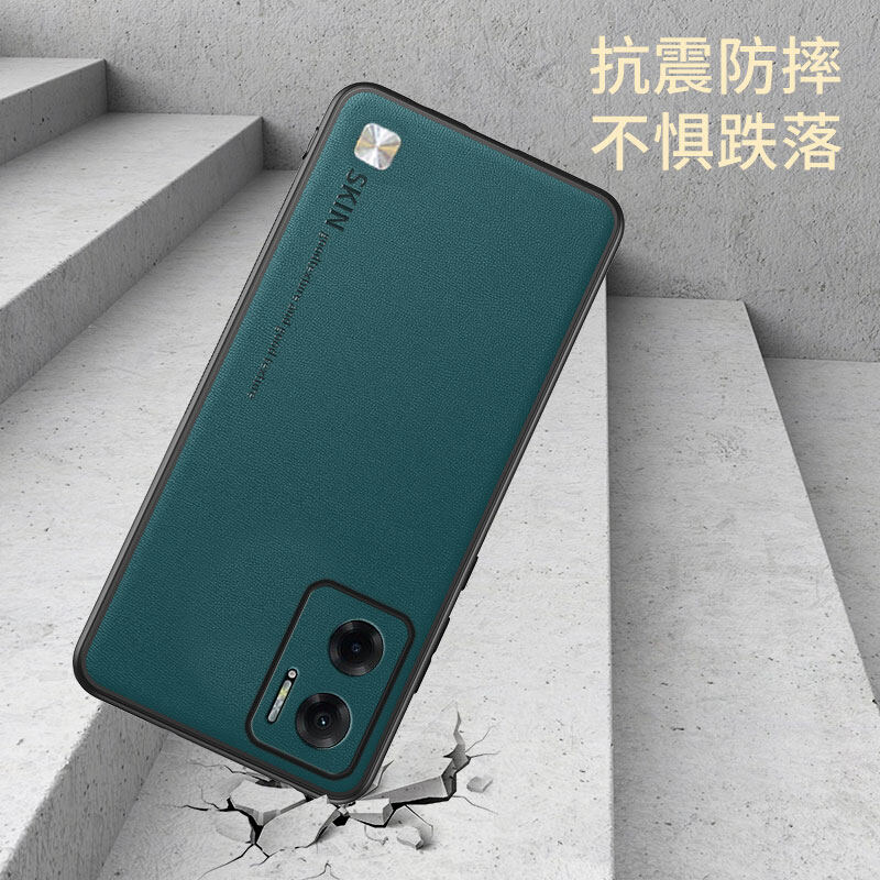For Redmi Note 11 4G / Note 11s Casing Plain Skin Leather Cover Redmi Note11 Note11s Soft Bumper Shockproof Coque