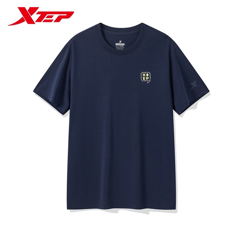 Xtep Unisex T-shirt Casual Comfortable Breathable T-shirt 876227010130