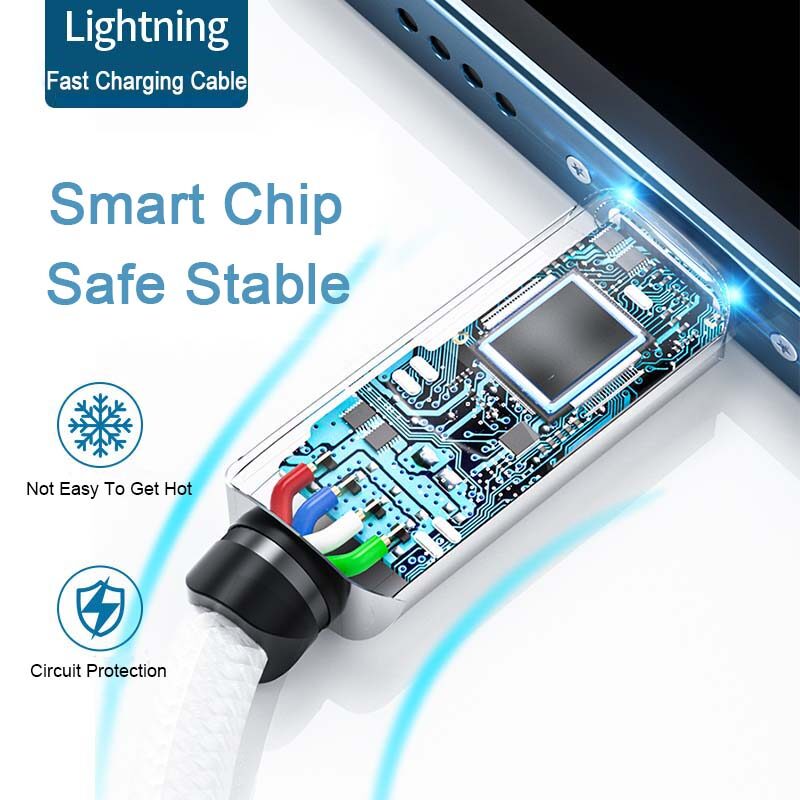1M USB C Cable Micro USB TypeC Weave Cable 3A Fast USB Phone charger For iPhone 13 Huawei Samsung Mobile Phone Cables With LED Data Wire