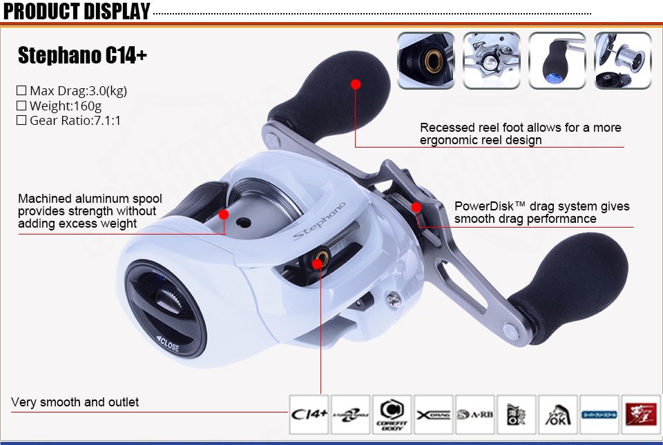 SHIMANO STEPHANO CI4+ 201 LEFT BAIT CASTING REEL NEW 2021 Salwater 