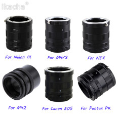Vòng Ống Mở Rộng Macro Cho Máy Ảnh M42 Cho Canon Nikon Pentax Olympus M4/3 Cho NEX