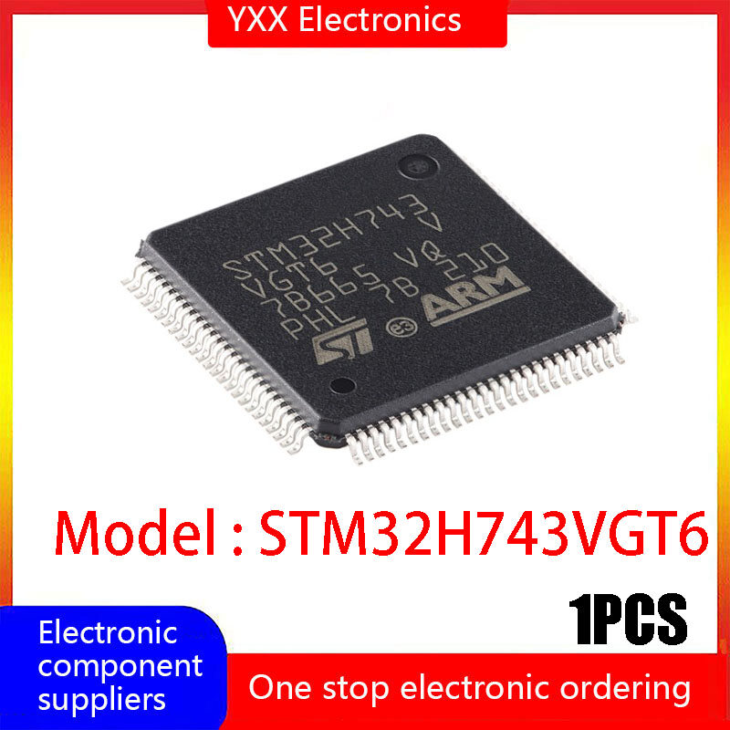 New original stm32h743vgt6 stm32h743 32-bit microcontroller chip - mcu microcontroller ic lqfp-100