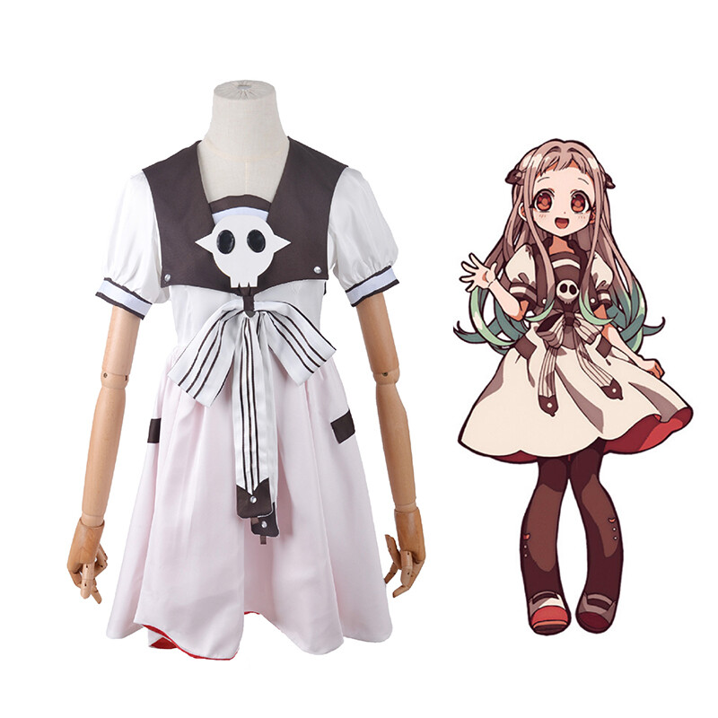 Aolaa Anime Toilet Bound Hanako Kun Yashiro Nene Cosplay Costume Dress Wig Party Props