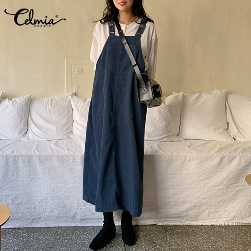 cord dungaree dress plus size