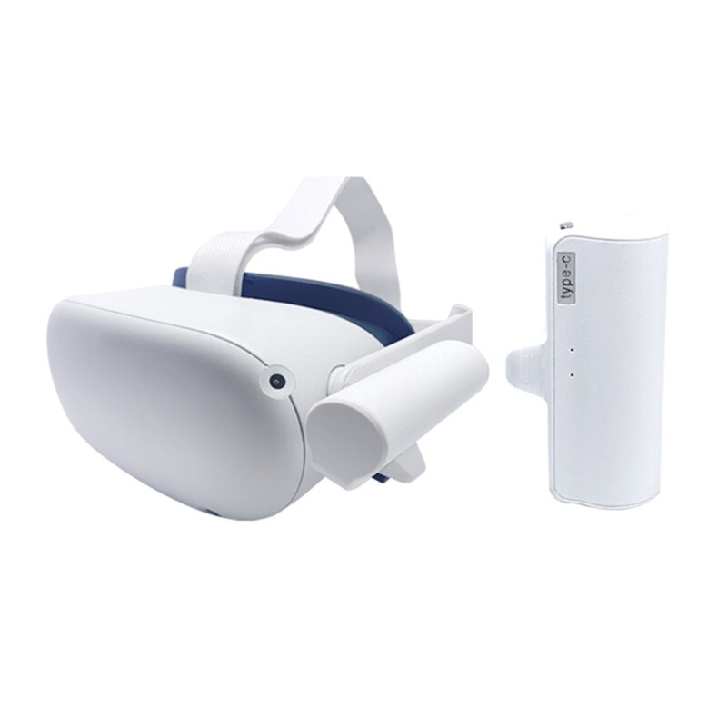 【Ready Stock】 5000mAh Capacity Type-C Charger Battery Pack for Oculus Quest 2 Battery Pack VR Headset Power Banks