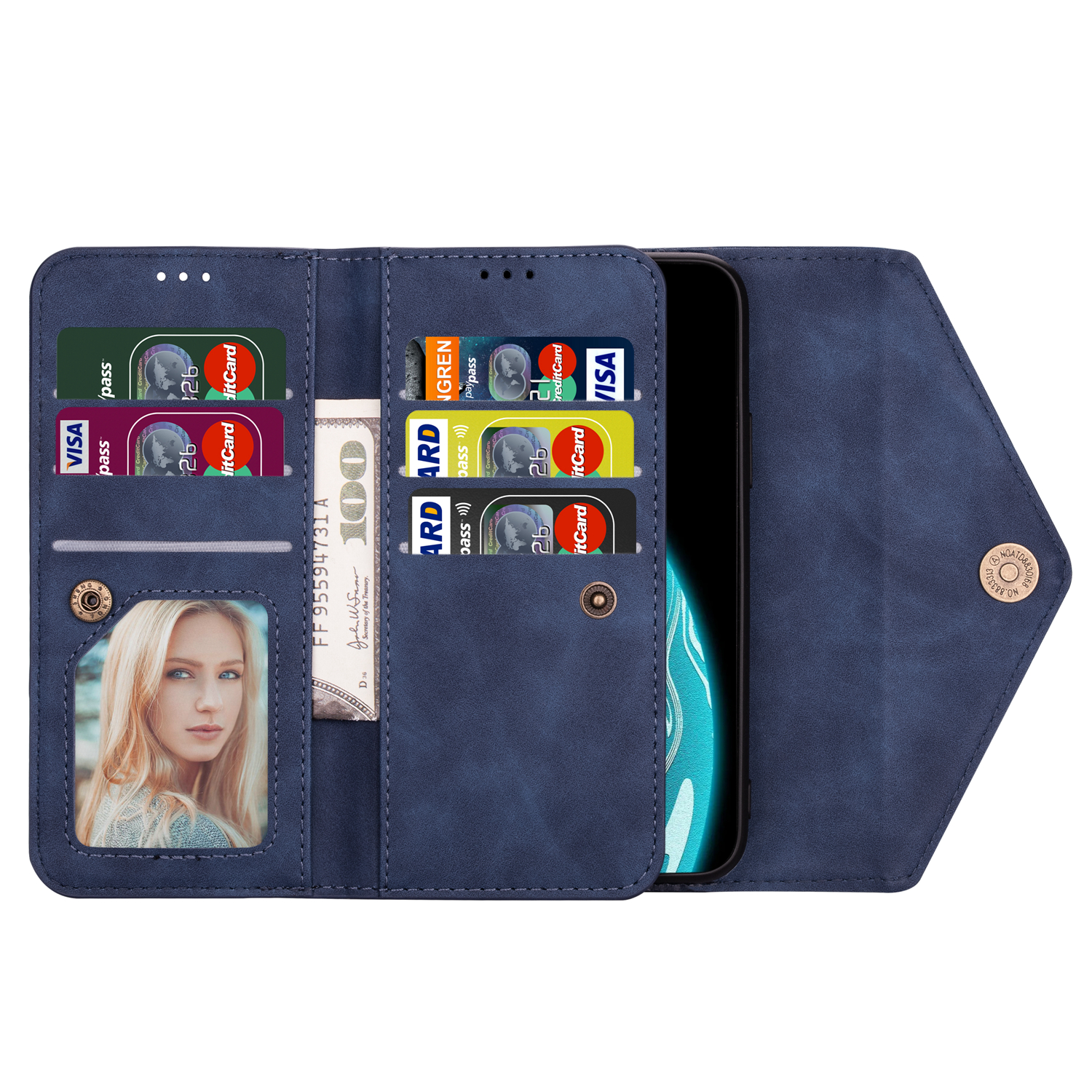 Ốp Cho Samsung Galaxy Note10 Plus S9 Plus S8 S10 Note9 Note8 Note 10 Lite A52S A22 S22 Ultra Note20 Ultra Ốp Lưng Dây Đeo Chéo Ví Có Khóa Kéo Tháo Rời Khe Đựng Thẻ Ba Lô Ốp Điện Thoại Bằng Da