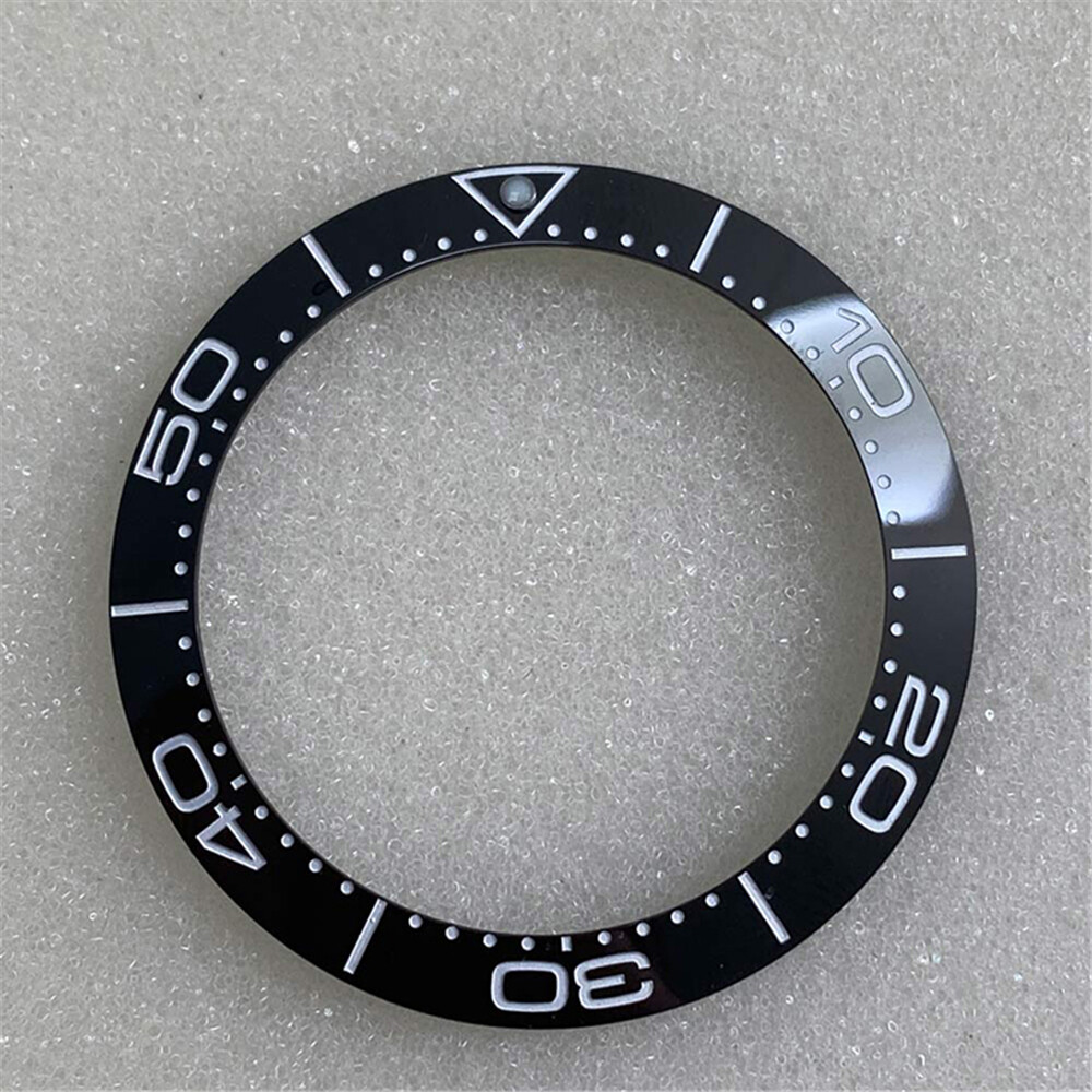 Ceramic Watch Bezel for Omega Seamaster Watch Accessories Insert Ring Inner Diameter 32.9MM Watch Ring