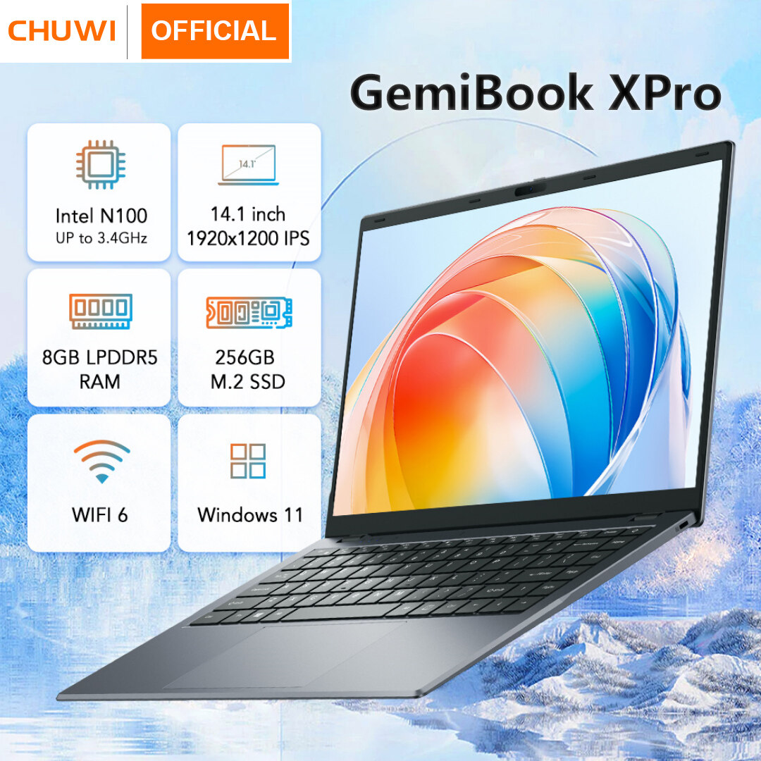 CHUWI 14.1-inch GemiBook XPro Laptop Intel N100 Graphics 600
