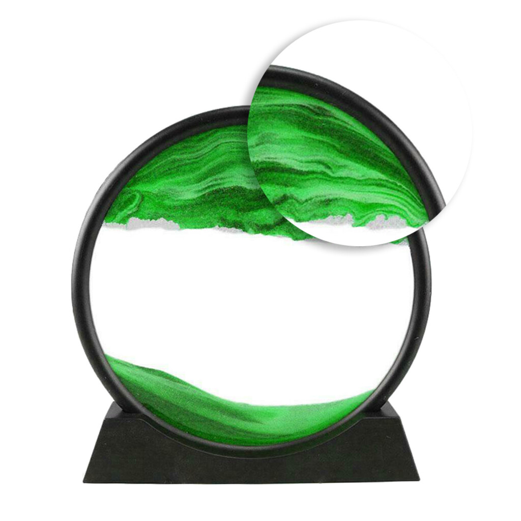 Baoblaze Moving Sands Art Picture 3D Dynamic Deep Sea Sand-scape
