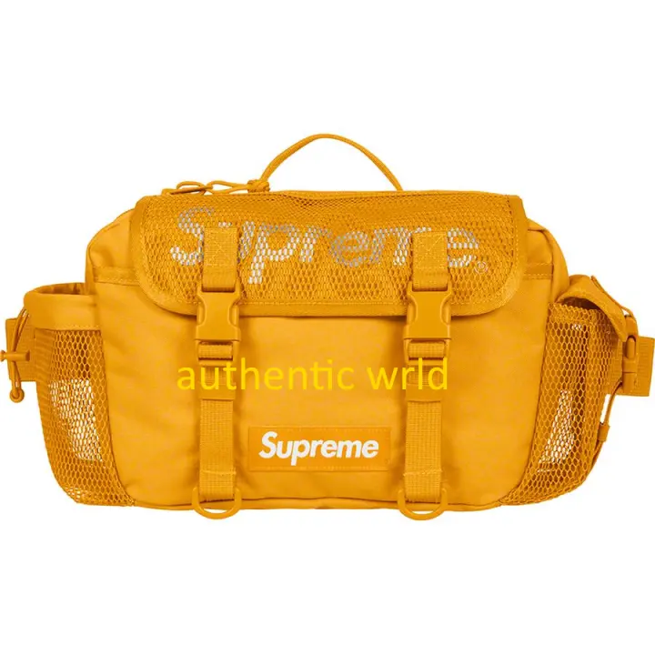 yellow supreme fanny pack