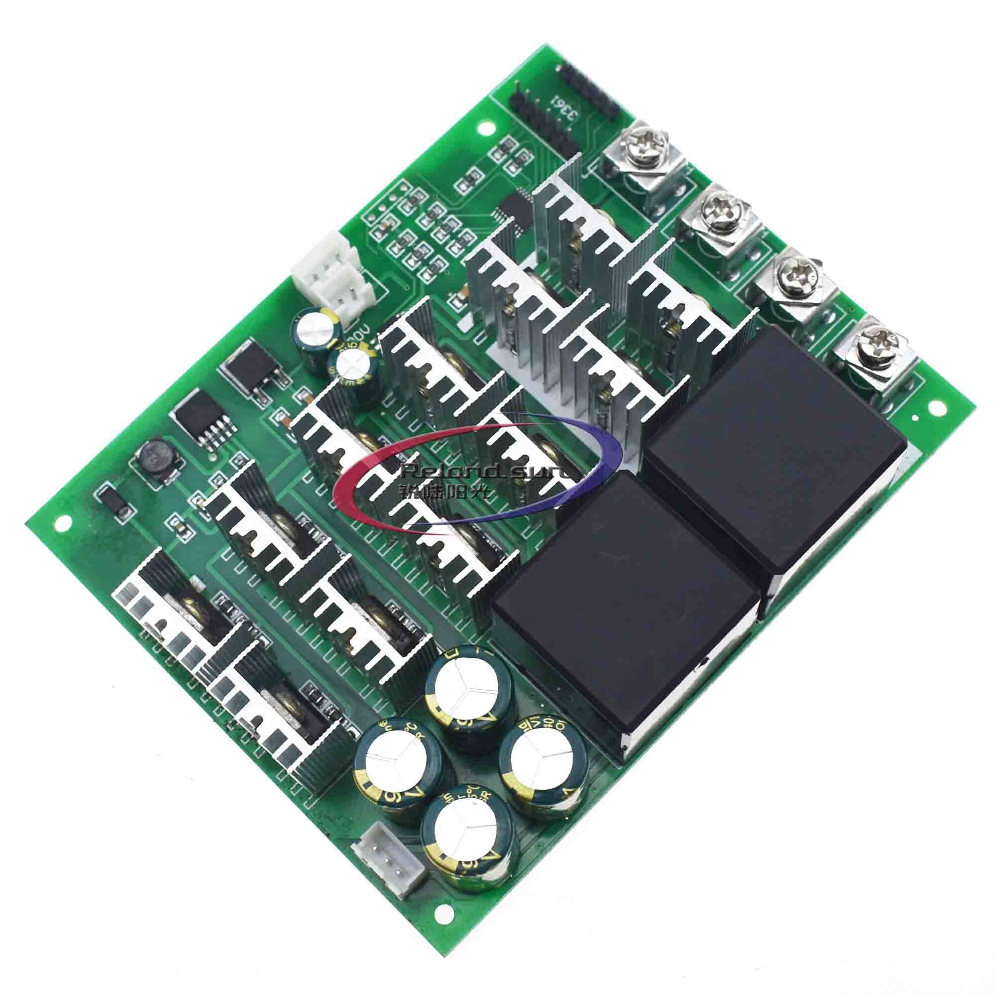 1 Cái 60A 10-55V Màn Hình Kỹ Thuật Số PWM Module Điều Khiển Tốc Độ Chuyển Tiếp Reversal 0 ~ 100% Động Cơ DC Có Thể Điều Chỉnh 12V 24V 36V 48V MAX 100A