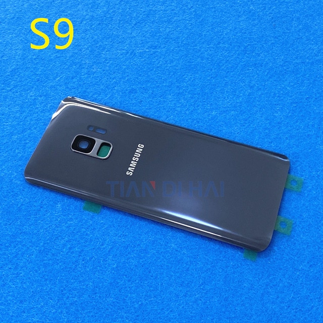 Mặt sau s9, dành cho samsung galaxy s9 g960 tấm ốp lưng g960f/fd nắp pin thủy tinh s9 plus s9 + vỏ bọc cửa sau g965 g965f123123