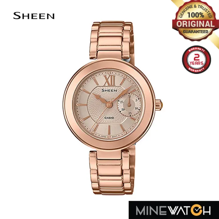casio sheen rose gold