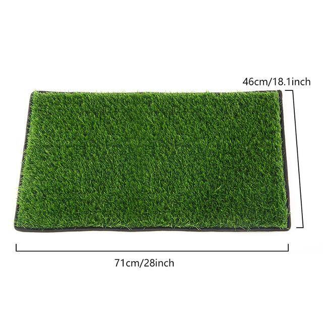 Pet Potty Training Pee Pad Mat Tray Grass House Toilet Pad Dogs Urinating Mat Portable Dogs Cats Potty Litter Box Dog Toilet