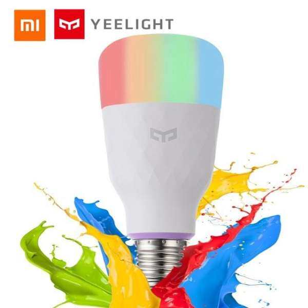 Xiaomi YEELIGHT YLDP06YL 10 Wát RGB E27 16 Triệu Màu 1700-6500 K Wifi Điều Khiển Thông Minh Ánh Sáng hỗ trợ Làm Việc với Amazon Alexa Mijia Hỗ Trợ Google Home (2 cái)