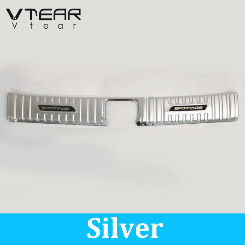 Vtear for KIA SPORTAGE NQ5 2022 2023 Car trunk protection panel Rear guard board Stainless steel interior accessories Automotive interior modification parts