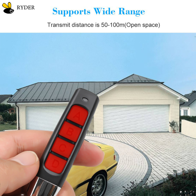 Opener Remote Control Duplicator Cloning Code Car Key Security Alarm Wireless Multi-functional Gate 433mhz Door Remote Control Garage