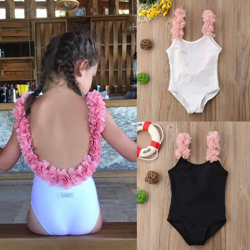flower strap swimsuit
