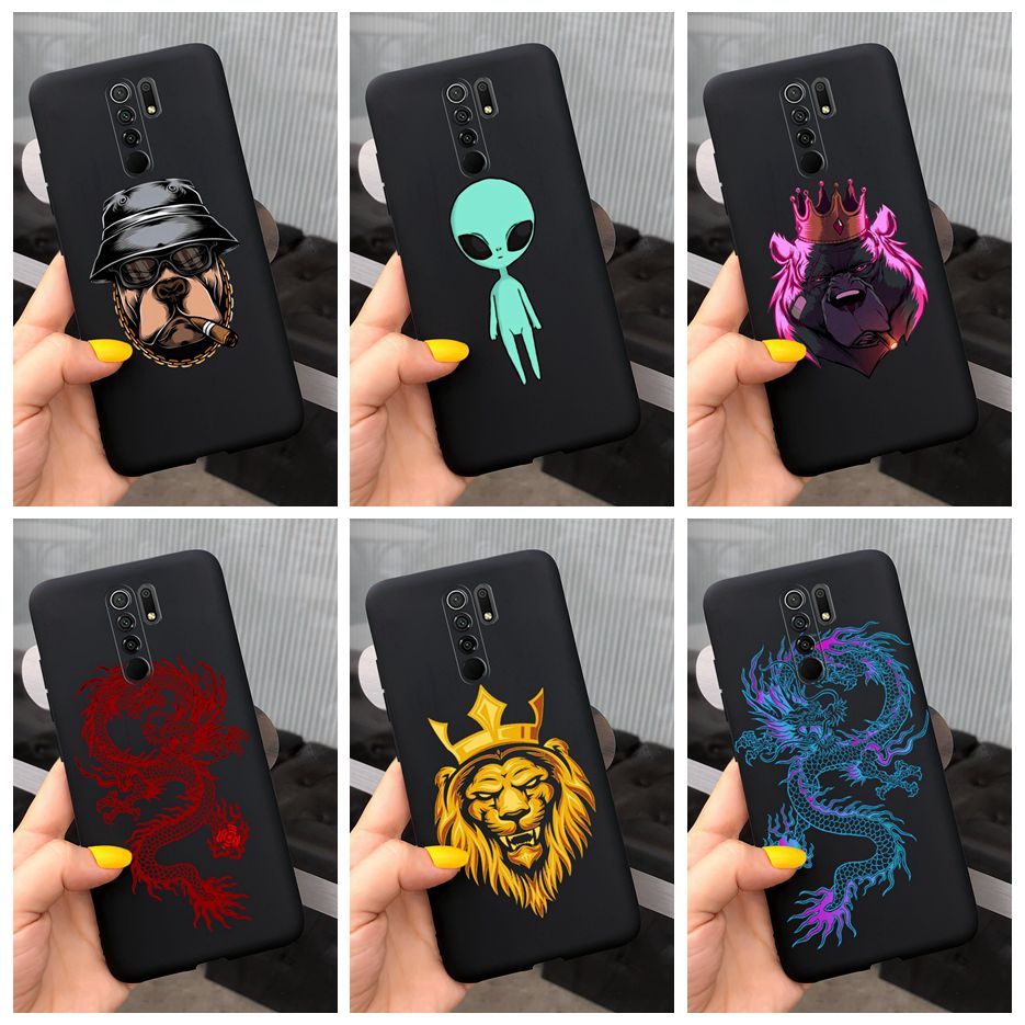 Dành cho xiaomi redmi 9 ốp lưng ốp điện thoại silicon mềm sang trọng màu đen dành cho xiaomi redmi 9 ốp lưng redmi9, 6.53''