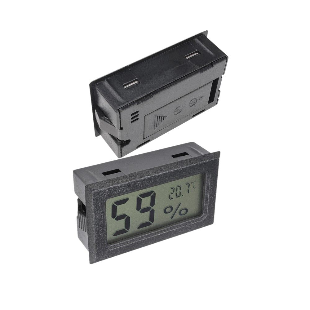 Original Aideepen Mini Digital LCD Indoor Temperature Humidity Meter Thermometer Hygrometer