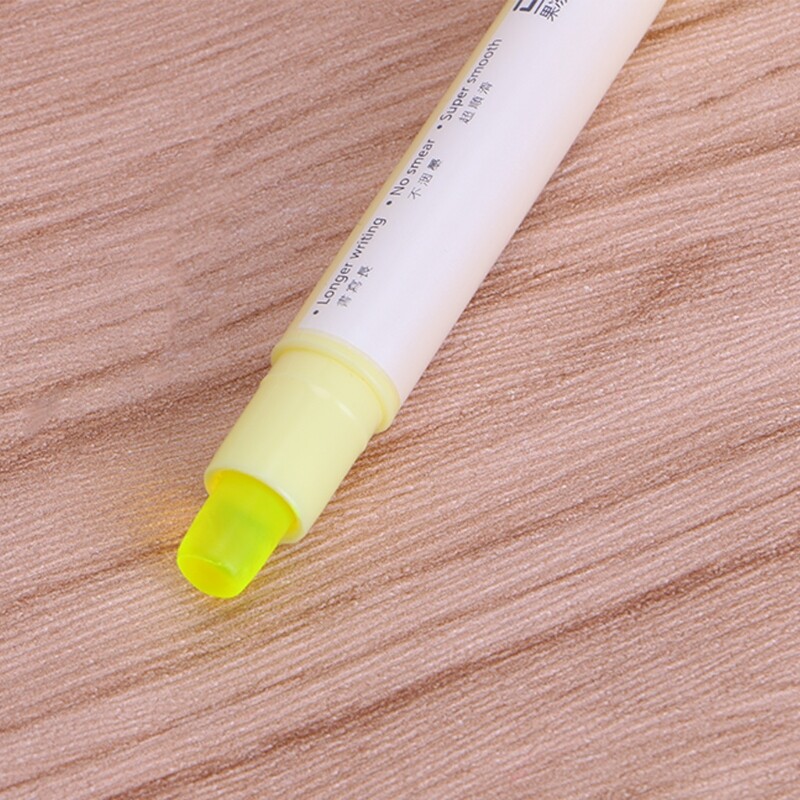 6 Cây Bút Gel Màu Nước, Dụng Cụ Tạo Điểm Nhấn Màu Trơn Bắt Sáng Dễ Thương Viết Trơn Tru